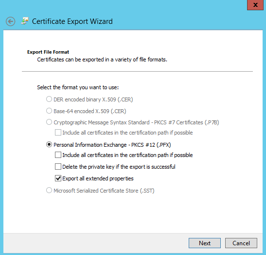 Enrollment - Export Wizard File Format