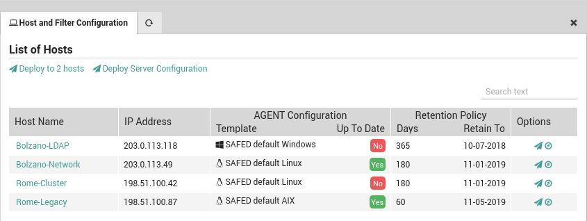 Deploying to a subset of hosts