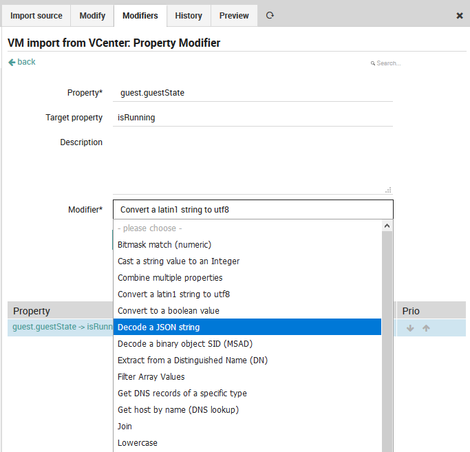 Available property modifiers