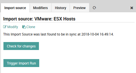 Import source panels