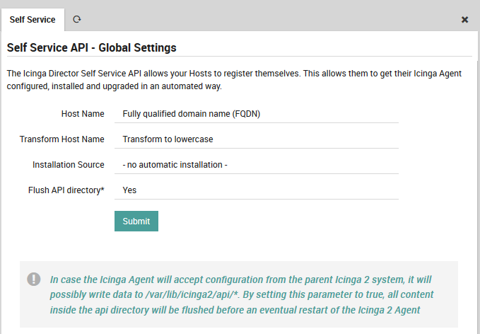 Settings - Choose installation source