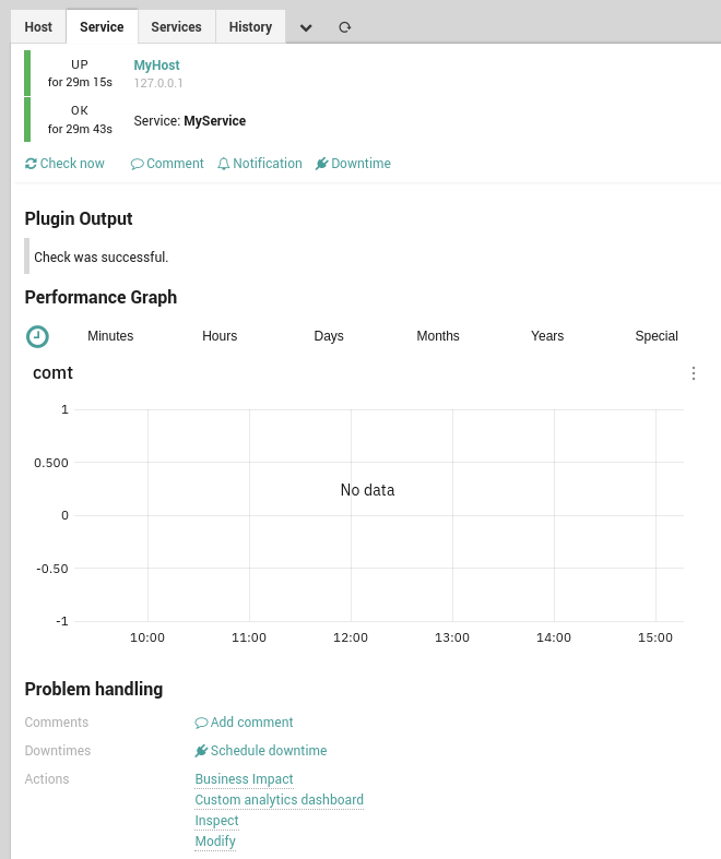 Director - Custom analytics dashboard link