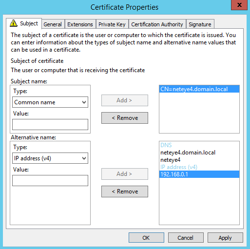 Enrollment - Subject Properties