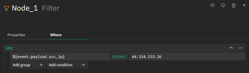 Add a Filter Node — NetEye User Guide